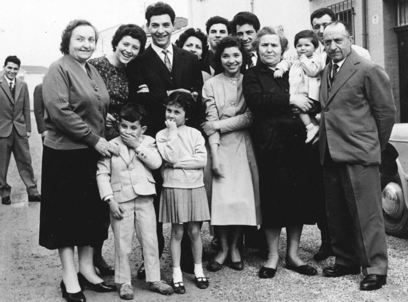 Patrizia Berardi. Fotografia della famiglia - anni '50